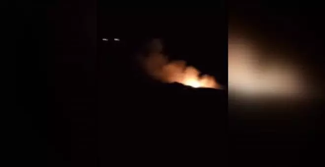 Incendio forestal en Ávila entre Navas del Marqués y Peguerinos