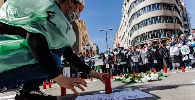 Los sindicatos reanudan las protestas y convocan tres días de huelga en toda la sanidad pública madrileña