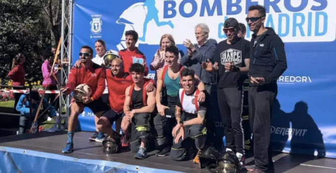 Los bomberos de Santander ganan la XI Carrera Bomberos Madrid