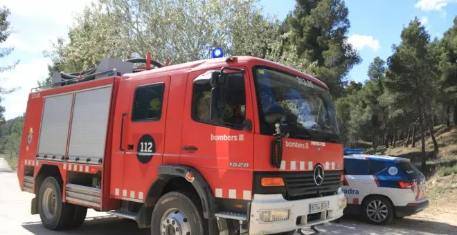 Controlat l'incendi a la serra de Pàndols, a Gandesa, que ha cremat 2,2 hectàrees