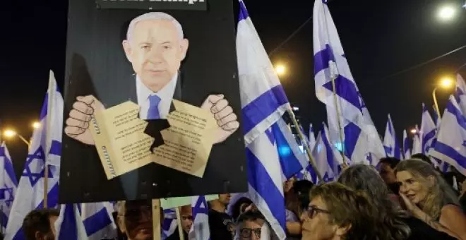 Más de 250.000 israelíes se manifiestan otro sábado contra la polémica reforma judicial del Gobierno de Netanyahu