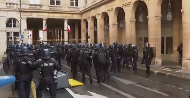 Francia vive las últimas protestas antes de la decisión sobre la reforma de las pensiones