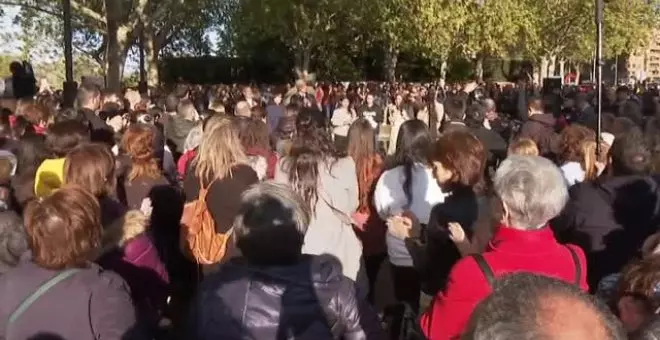 Concentración en Logroño contra la agresión sexual en grupo a dos niñas de 12 y 13 años