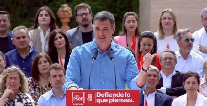 Sánchez, de campaña en Toledo: "nuestro mejor aval es nuestra gestión"