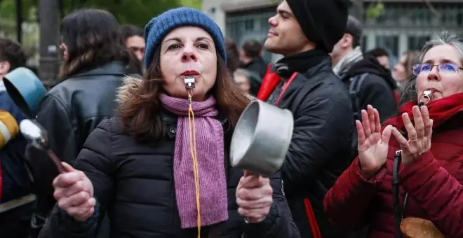 Protestas en París: las manifestaciones por la reforma de las pensiones, en imágenes