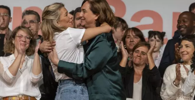 Colau arrenca la carrera per revalidar l'alcaldia amb Díaz: "Som l'única garantia d'un govern progressista a Barcelona"