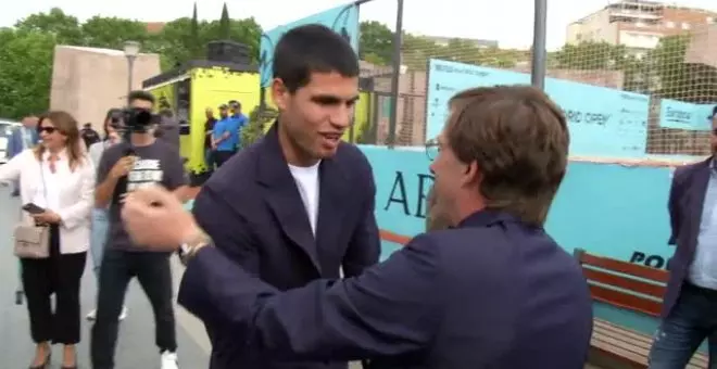 Alcaraz, gran protagonista en la presentación del Mutua Madrid Open