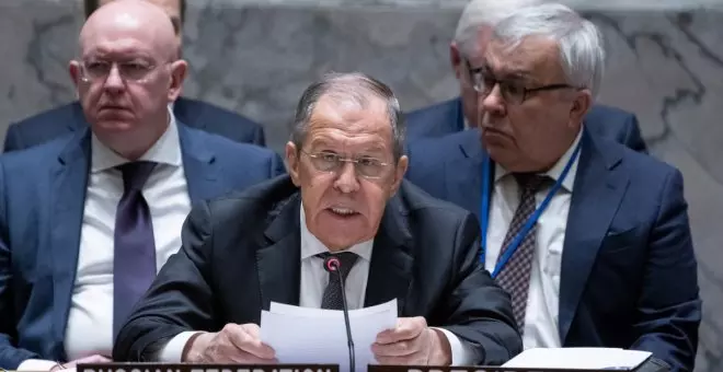 El ministro ruso de Exteriores justifica ante la ONU la invasión de Ucrania