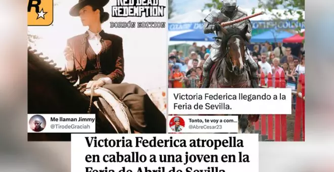 Victoria Federica desata los memes tras su supuesto atropello a caballo a una joven: "¡Qué larga se me está haciendo la Edad Media!"