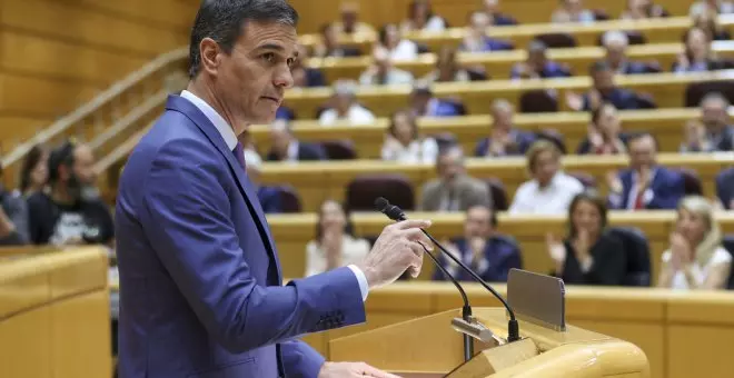 Sigue en directo la comparecencia de Pedro Sánchez en el Senado