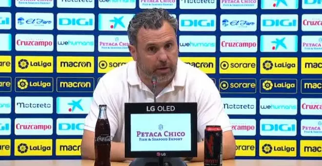 Sergio González: "Hemos perdido el colchón, tenemos que resetear"
