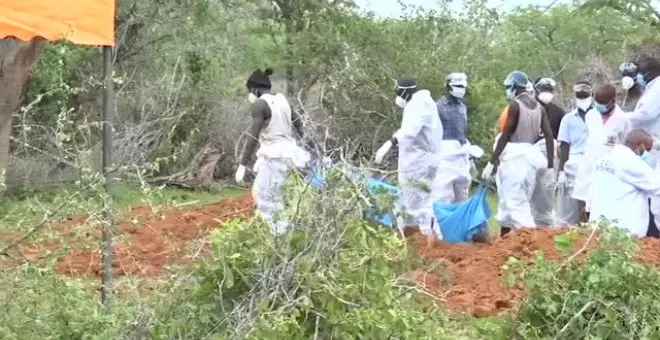 Aumenta a 90 el número de cadáveres exhumados de la 'secta de la muerte' en Kenia