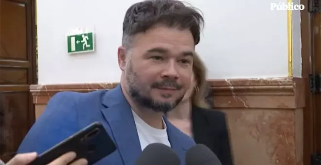 Así ha reaccionado Gabriel Rufián tras conocer la noticia de la supuesta hija secreta del rey Juan Carlos: "¿Solo una?"