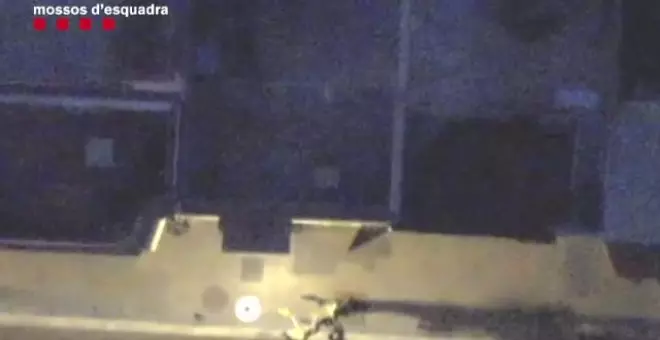 Un dron policial permite la captura de un ladrón que huía por los tejados de Barcelona