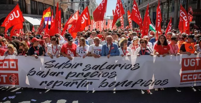 Aumento de salarios y reducción de la jornada laboral: "Hay que seguir ganando derechos para las personas trabajadoras"