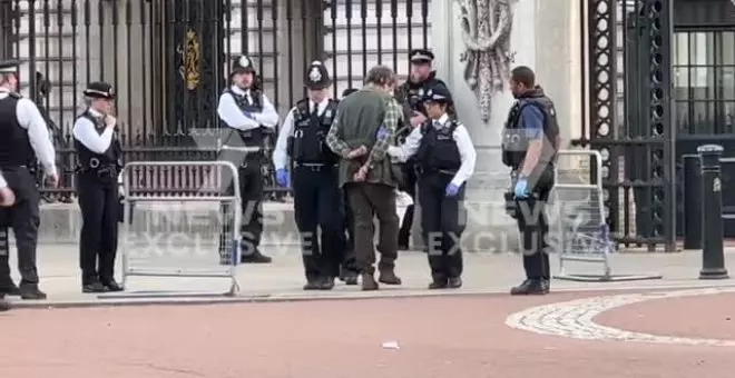 Detenido por arrojar cartuchos al Palacio de Buckingham