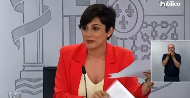 Isabel Rodríguez: "Es un paso más en la campaña del PP de deslegitimizar al Gobierno"