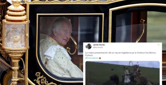 Los tuiteros rescatan a los Monty Python para recordar lo anticuada que resulta la coronación de Carlos III de Inglaterra