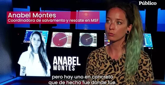 Anabel Montes, responsable de rescates en MSF: "Cuando le dimos la vuelta a ese cuerpo me quedé en shock. Estaba muy embarazada"