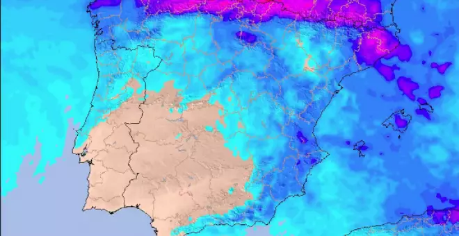 "Giro radical" en el tiempo: lluvias y nevadas a partir del miércoles