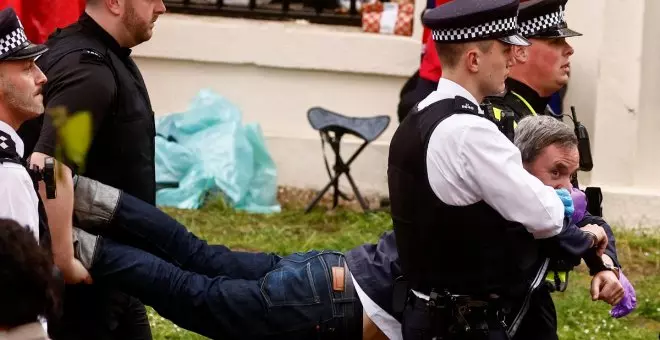 La Policía de Londres se disculpa por las "desafortunadas" detenciones de seis manifestantes antimonárquicos el sábado