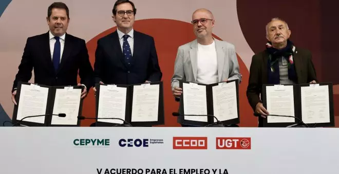 Los sindicatos y la patronal firman el acuerdo salarial hasta 2025
