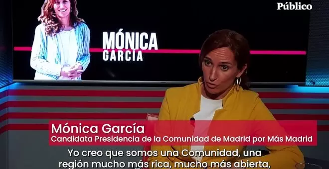 Mónica García:  "Madrid es una comunidad mucho más abierta y empática de lo que representa Ayuso"