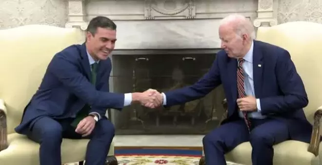 Sánchez y Biden dialogan sobre la guerra de Ucrania, transformación energética y revolución digital