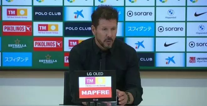 Simeone, tras caer contra el Elche: "Clasificar para la Champions no va a ser fácil"