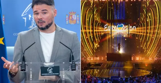 El tuit irónico de Rufián sobre Israel y Eurovisión que ha provocado un enconado debate en las redes