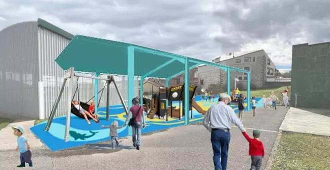 Las obras del nuevo parque infantil cubierto de Cóbreces arrancarán este miércoles