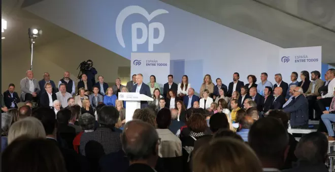 Canga agita el miedo a un Gobierno de Barbón con Podemos e IU: "O nosotros o un tripartito de izquierdas"