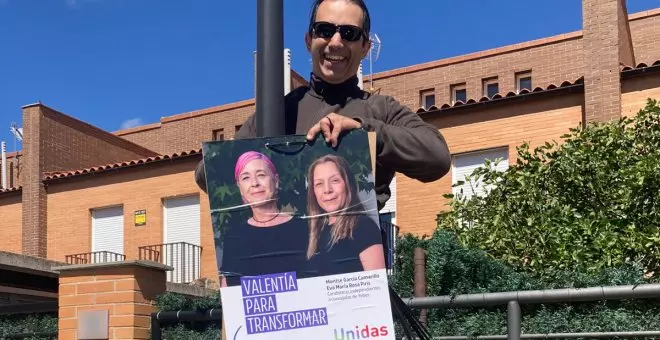 A Unidas Podemos le dejan sin carteles en un pueblo de Guadalajara