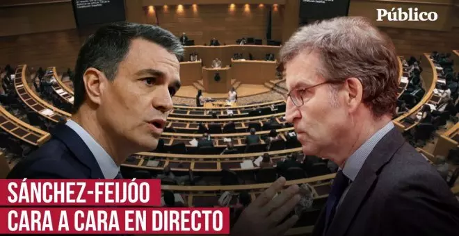 Bronca en el Senado entre Sánchez y Feijóo a cuenta de ETA y las listas de EH Bildu