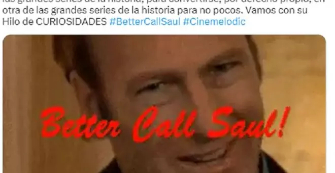 El aclamado hilo en Twitter que desvela decenas de curiosidades de 'Better Call Saul'