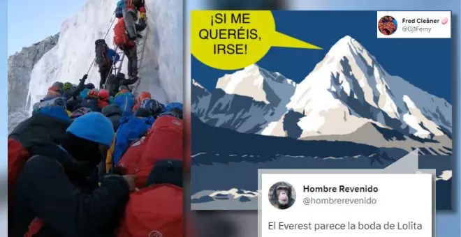 El sinsentido de las colas para subir el Everest: "Esto parece la boda de Lolita"