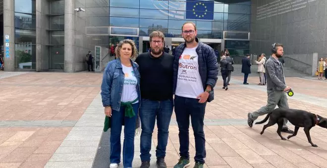 Los huelguistas de Butrón llevan su lucha a Bruselas casi 200 días después