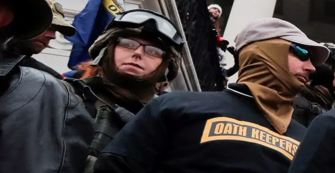 Una ultraderechista de Oath Keepers, condenada a ocho años de cárcel por el asalto al Capitolio