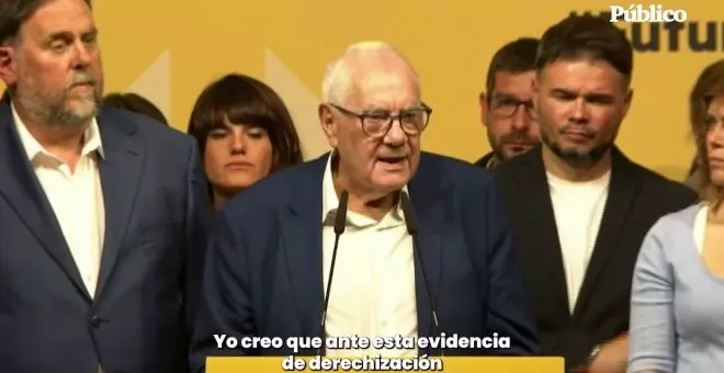 Ernest Maragall lamenta la "derechización" y la entrada de Vox al Ayuntamiento de Barcelona