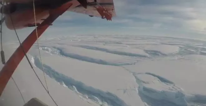 Científicos trazan un mapa tridimensional del glaciar más grande de la Antártida
