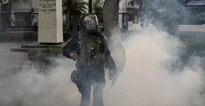 Los policías que mataron a manifestantes peruanos llevaban gas lacrimógeno y perdigones españoles