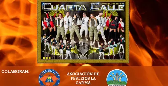 La gran Orquesta Cuarta Calle presentará su espectáculo el día 17 de junio en Arredondo