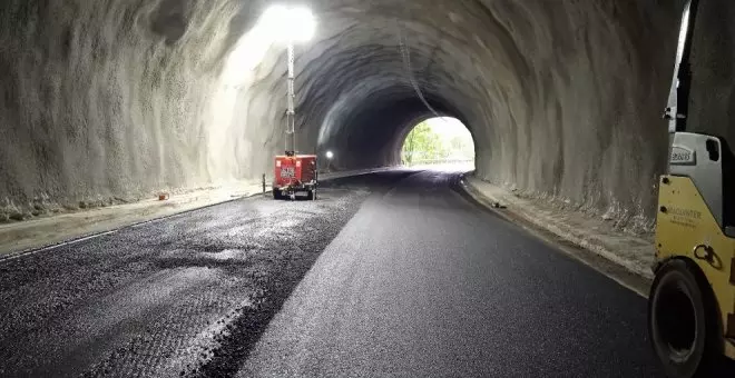 Reabre el túnel de Las Caldas este sábado tras seis meses cerrado
