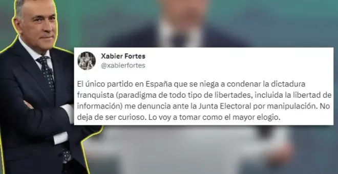 La respuesta de Xabier Fortes a la denuncia que le ha puesto Vox por "manipulación" en la Junta Electoral
