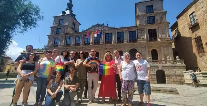 El gobierno de PP y Vox deja al Ayuntamiento de Toledo sin bandera arcoíris en el arranque de la celebración del Orgullo