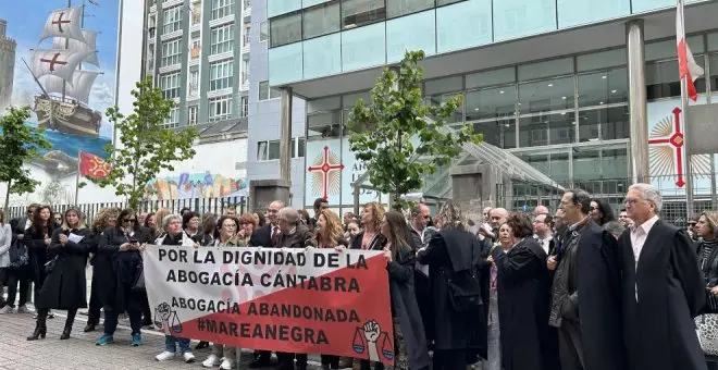 Los abogados se concentrarán este miércoles en Santander para pedir la "reactivación" de la Justicia