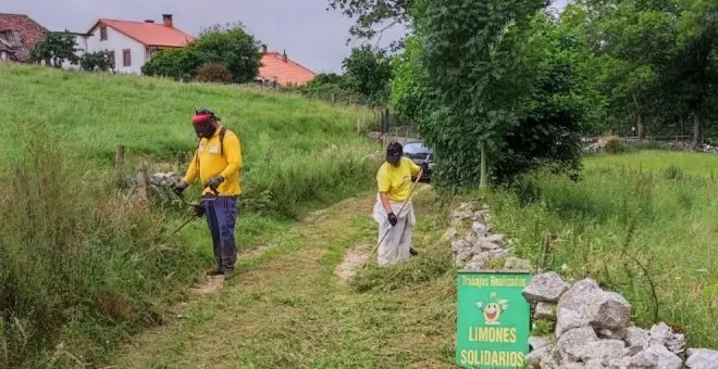 Limones Solidarios contrata a seis personas para limpieza de caminos y el ropero solidario de El Castrucu