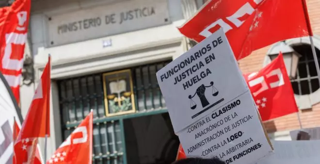 Suspendida la huelga de los funcionarios de Justicia hasta que haya un nuevo Gobierno