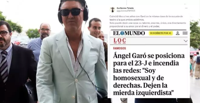 La respuesta de Willy Toledo a Ángel Garó tras declarar: "Soy homosexual y de derechas. Dejen la mierda izquierdista"