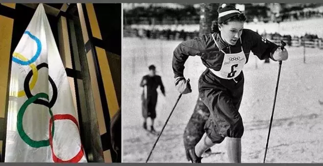 Lydia Wideman, primer oro olímpico femenino en esquí